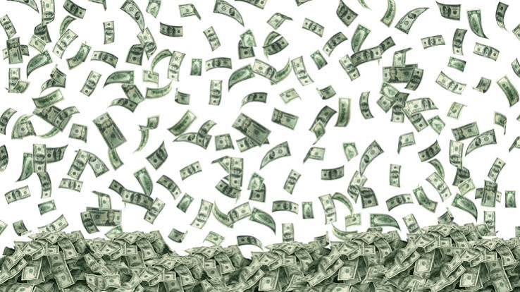 Falling Money Rain
